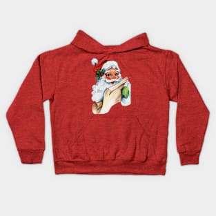 Santa Claus Naughty List Kids Hoodie